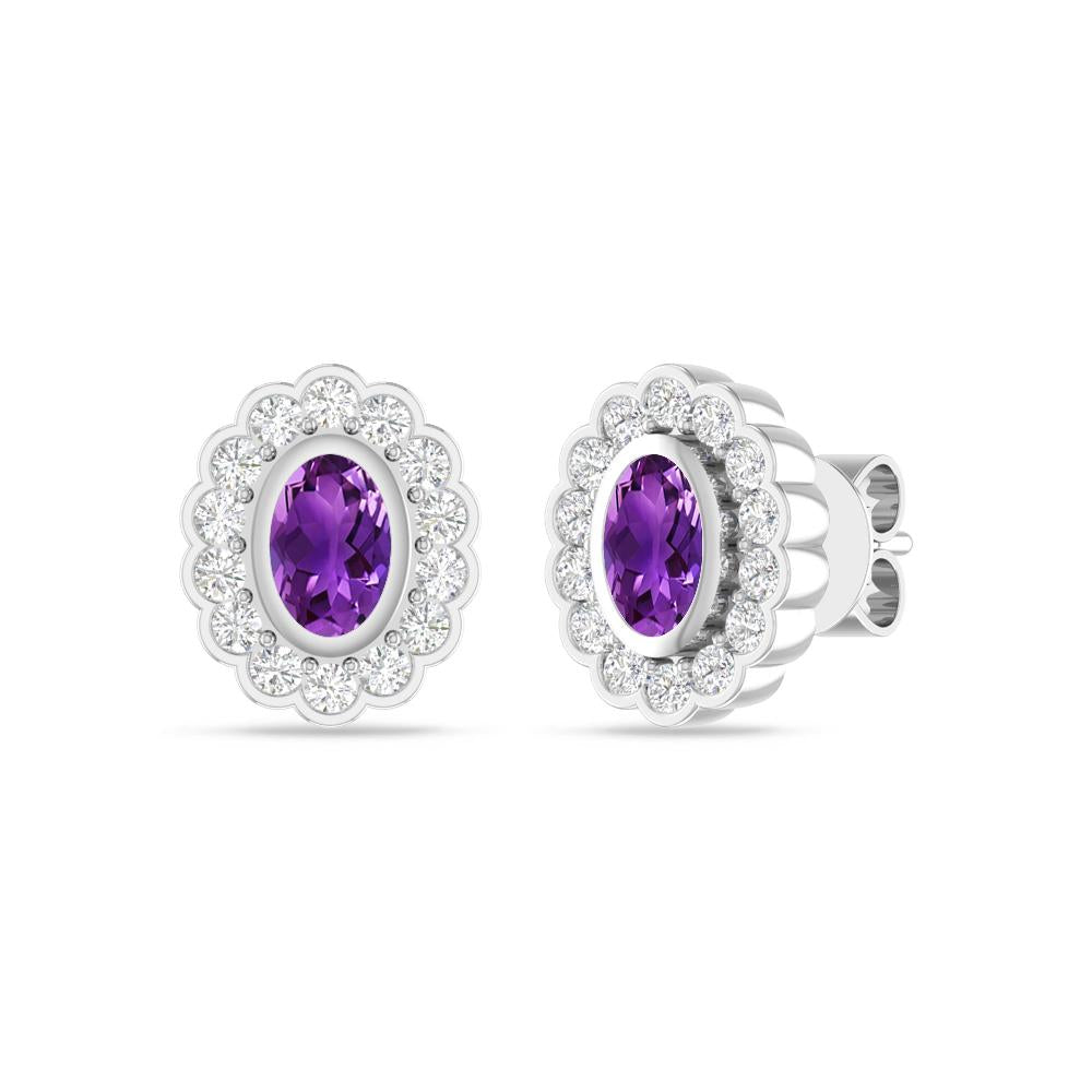 White Gold - Amethyst