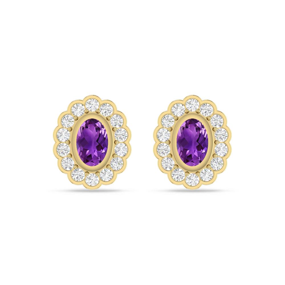 Yellow Gold - Amethyst