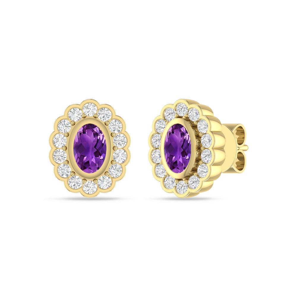 Yellow Gold - Amethyst