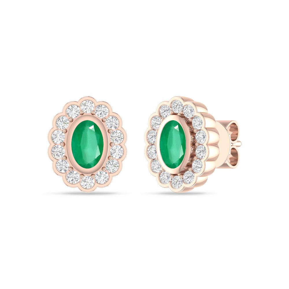 Rose Gold - Emerald
