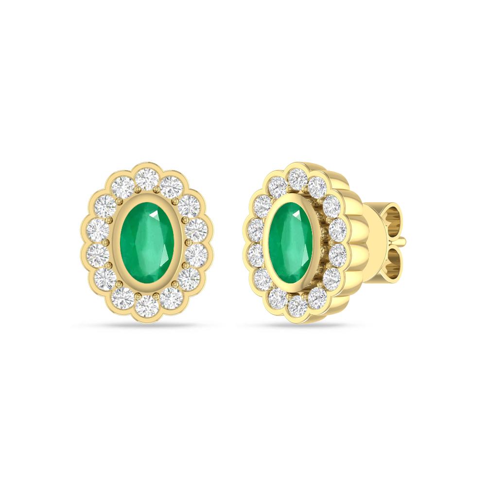 Yellow Gold - Emerald