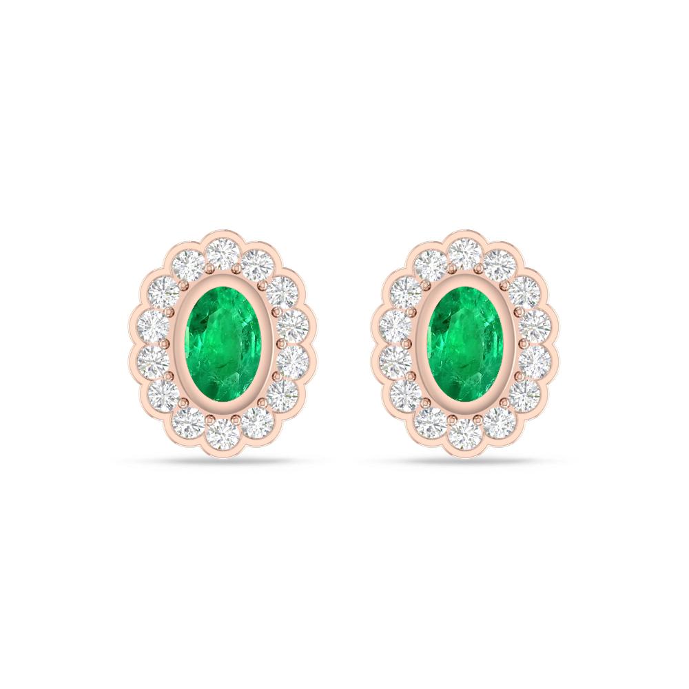 Rose Gold - Emerald