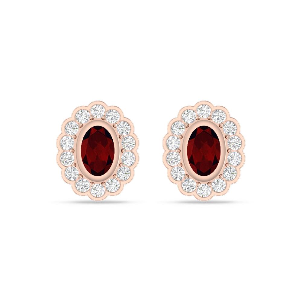 Rose Gold - Garnet
