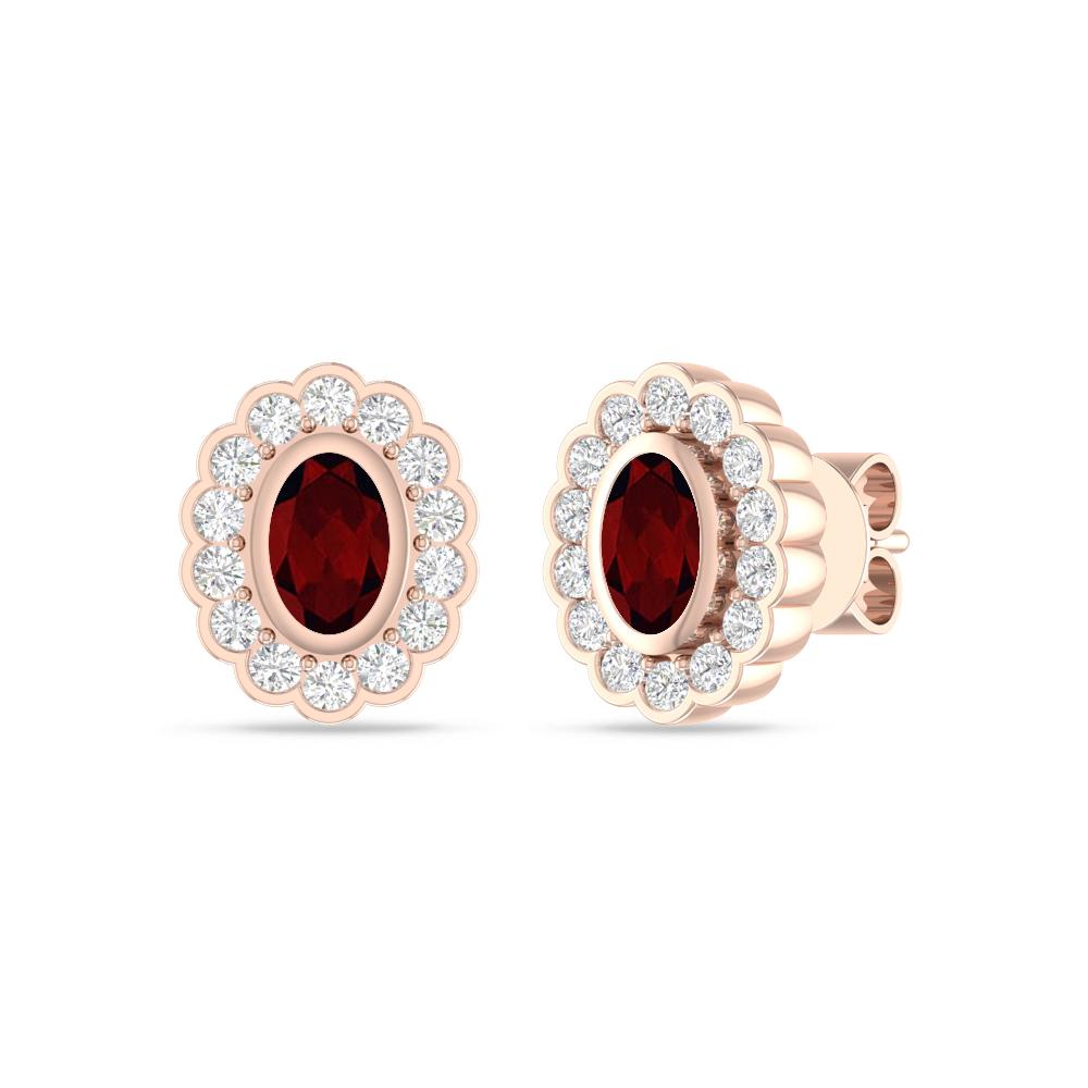 Rose Gold - Garnet