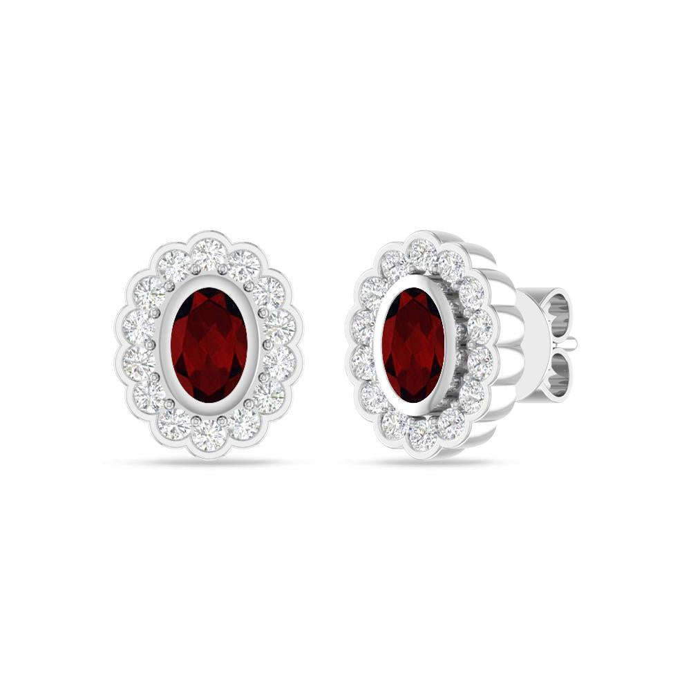 White Gold - Garnet