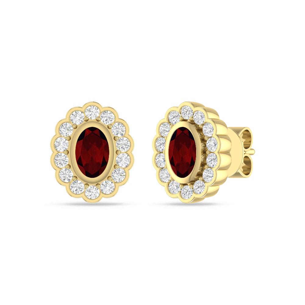 Yellow Gold - Garnet
