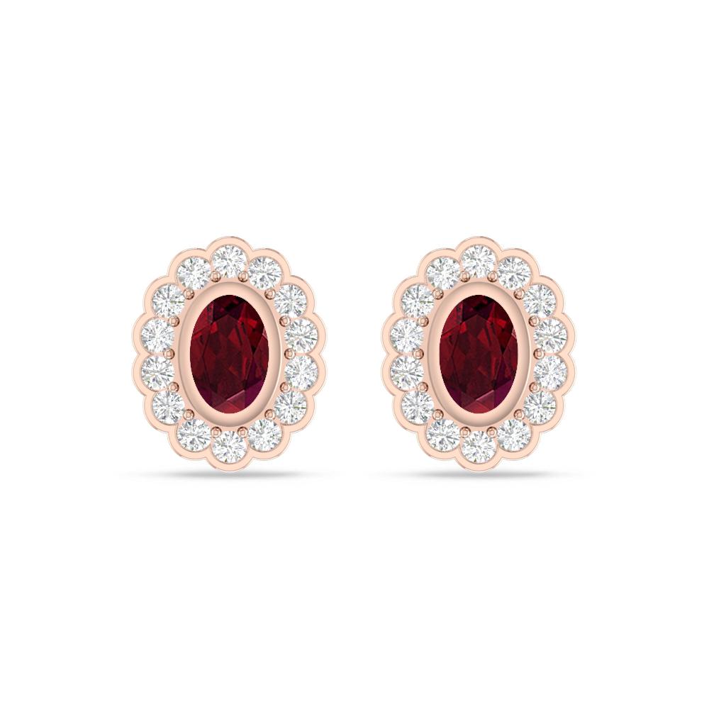 Rose Gold - Garnet