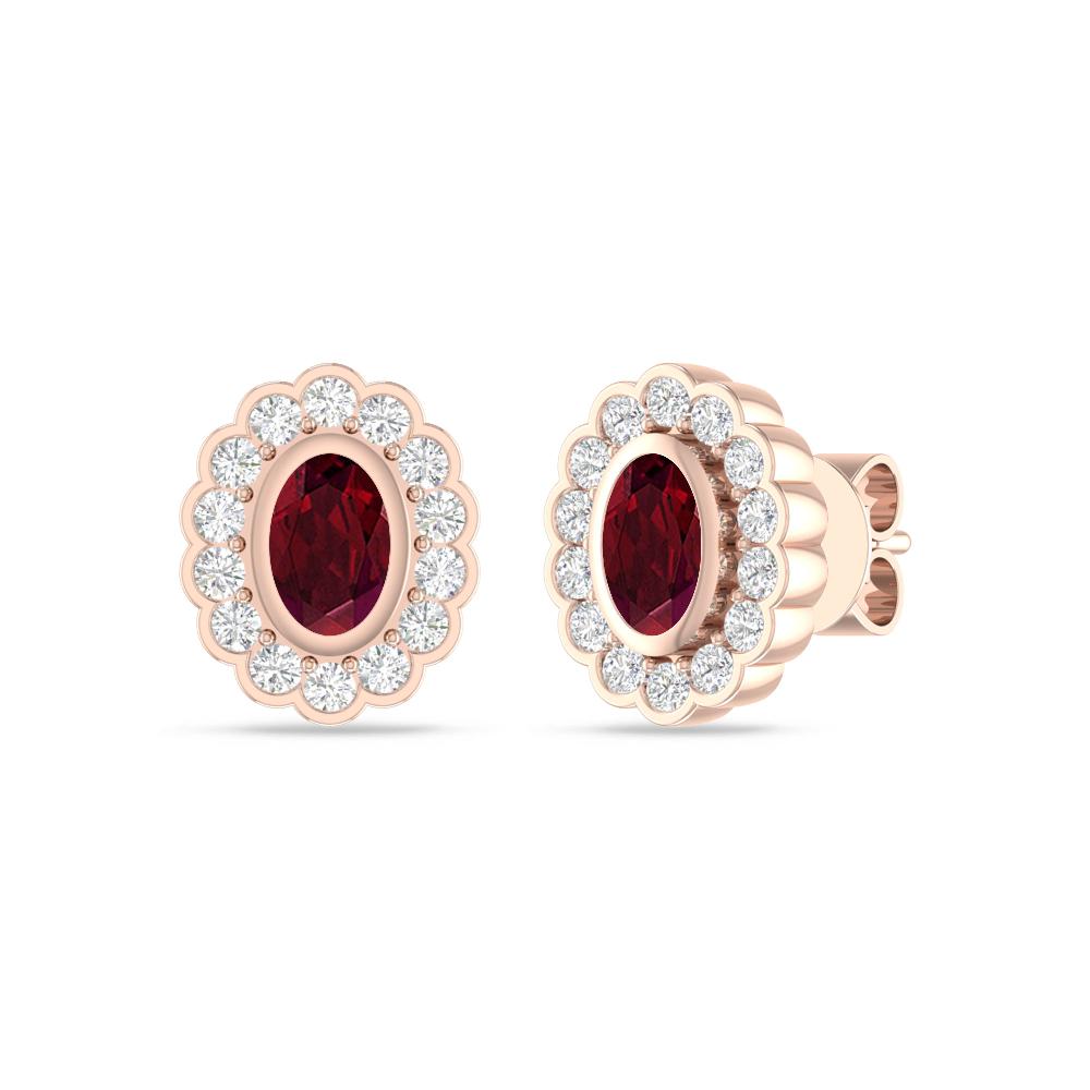 Rose Gold - Garnet