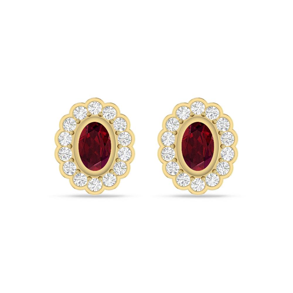 Yellow Gold - Garnet