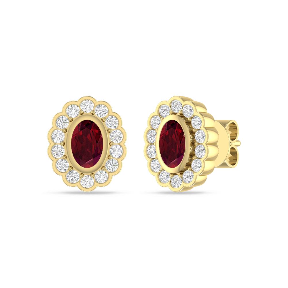 Yellow Gold - Garnet