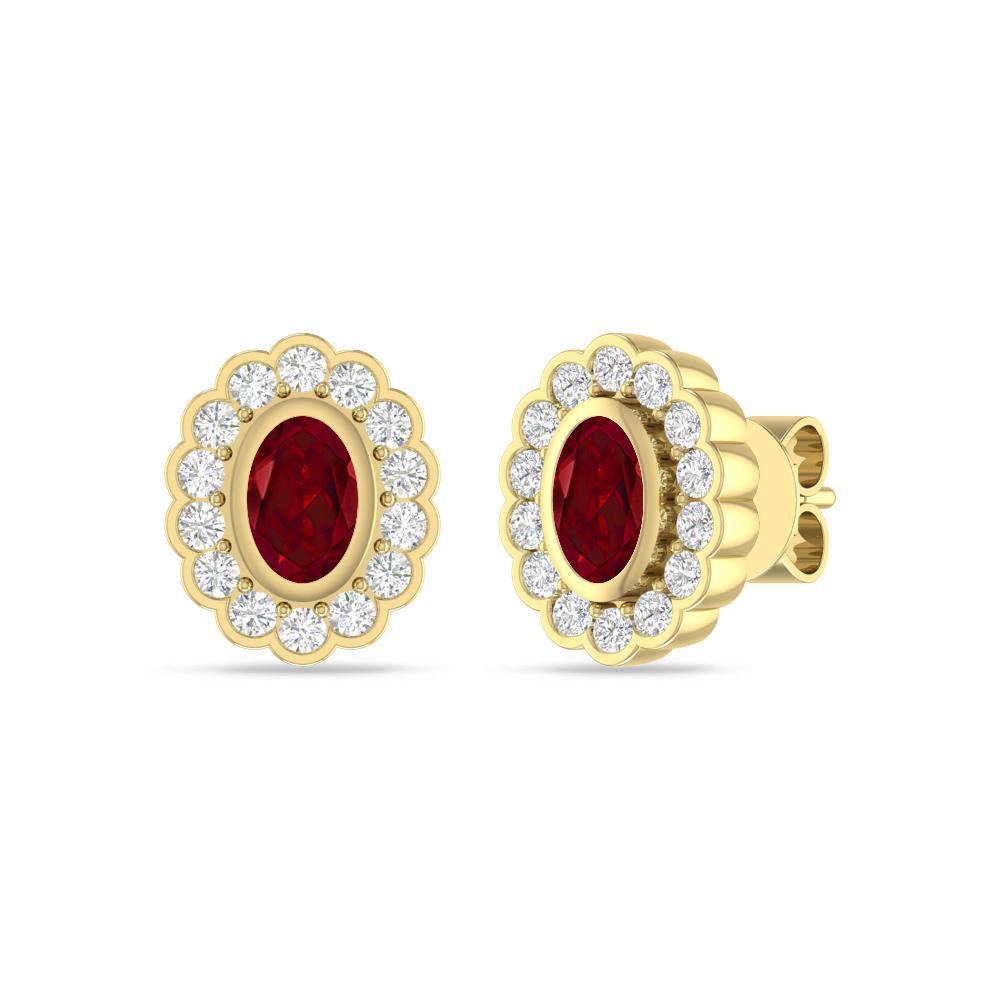 Yellow Gold - Garnet