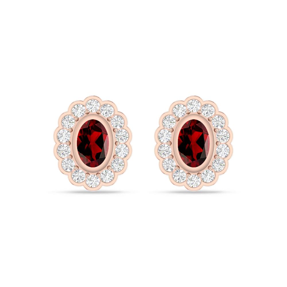 Rose Gold - Garnet