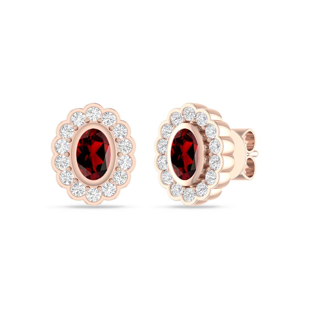 Rose Gold - Garnet