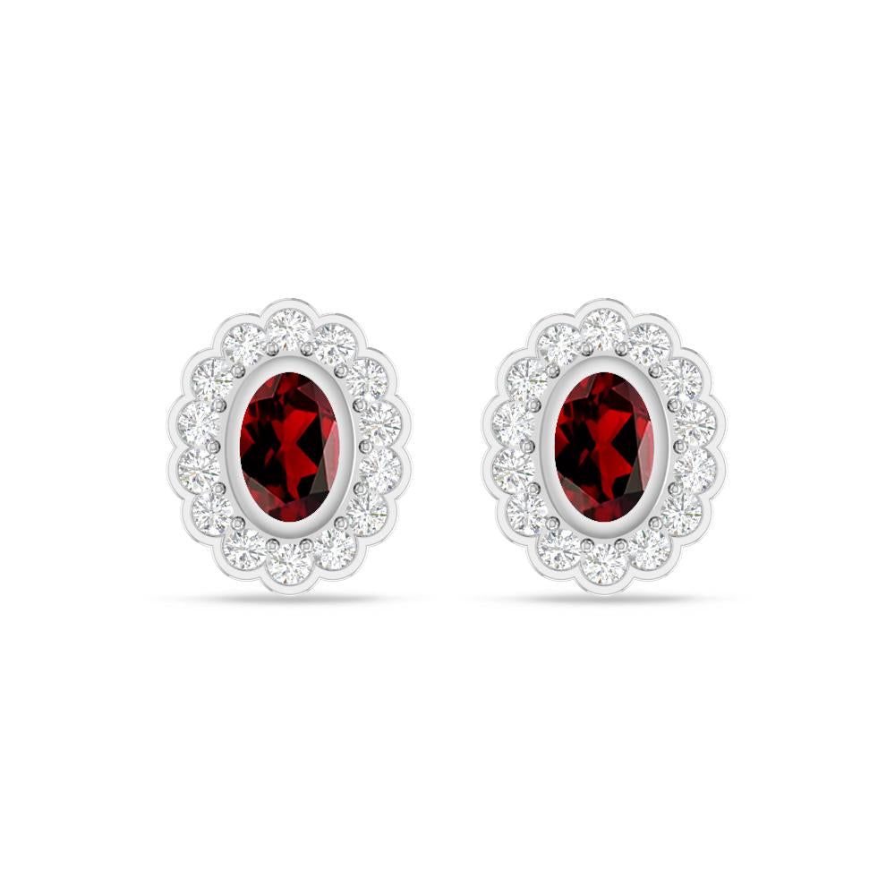 White Gold - Garnet