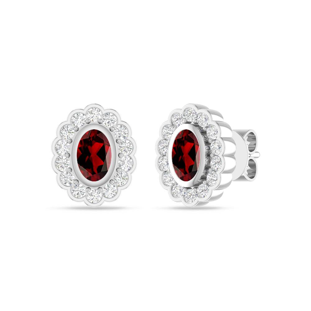 White Gold - Garnet