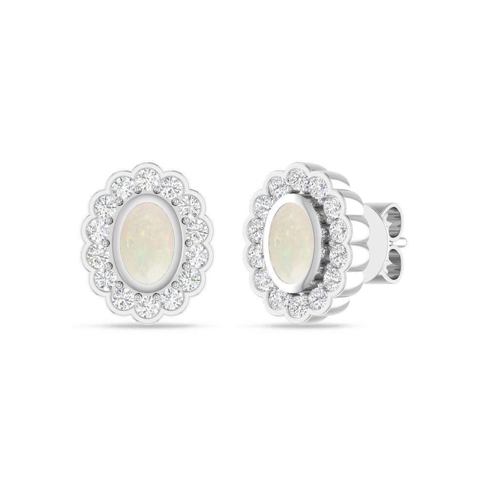 White Gold - Opal