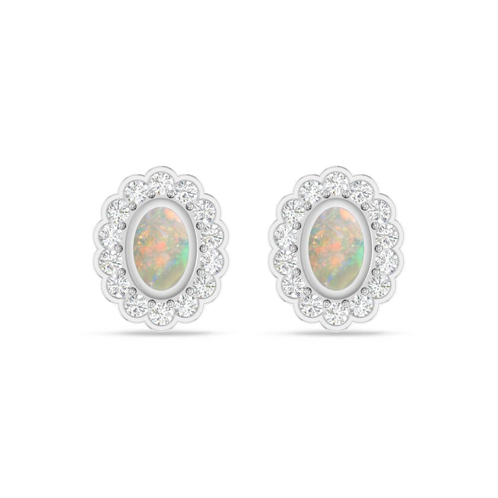 White Gold - Opal