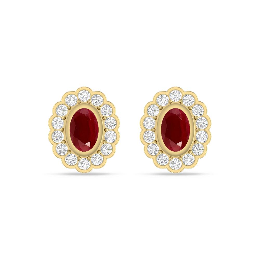 Yellow Gold - Ruby
