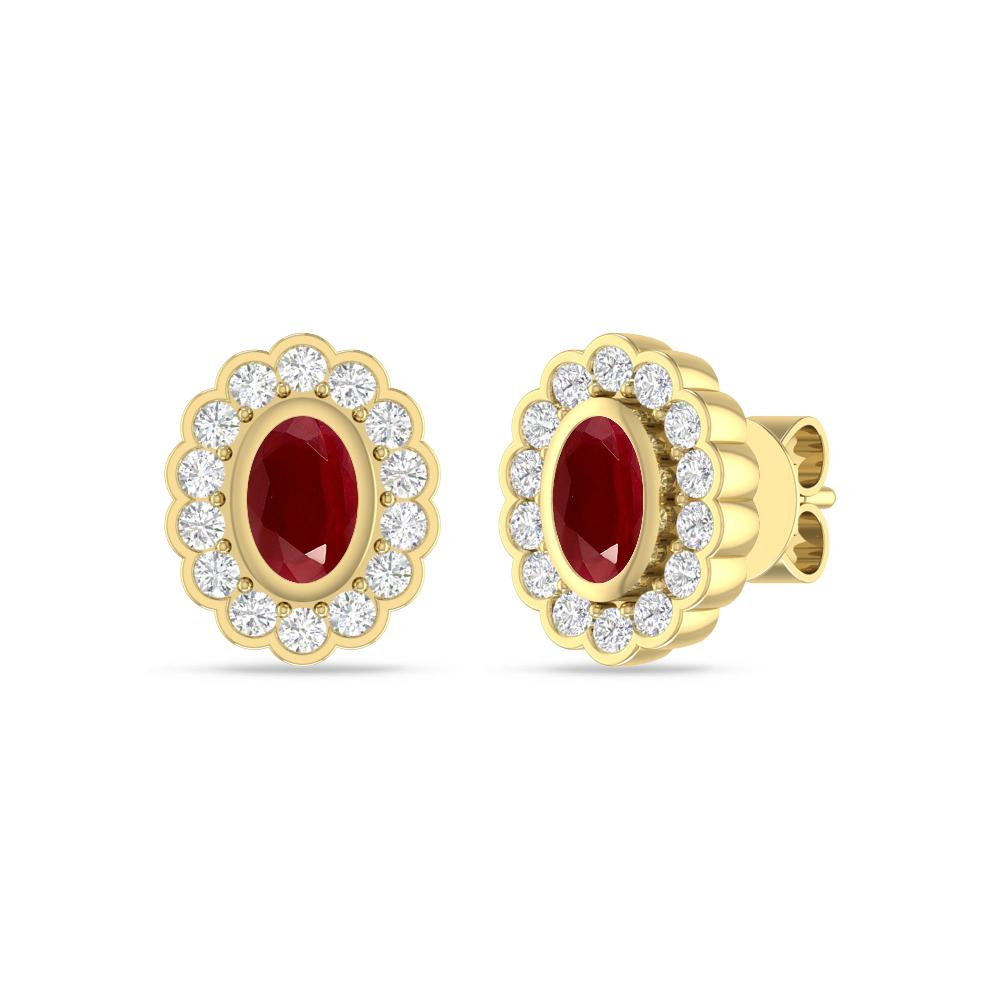 Yellow Gold - Ruby