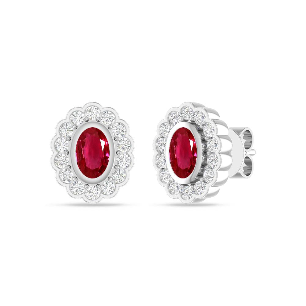 White Gold - Ruby
