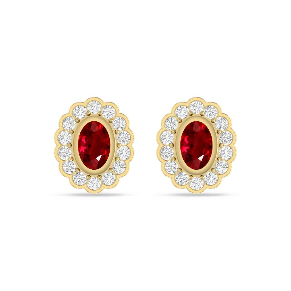 Yellow Gold - Ruby
