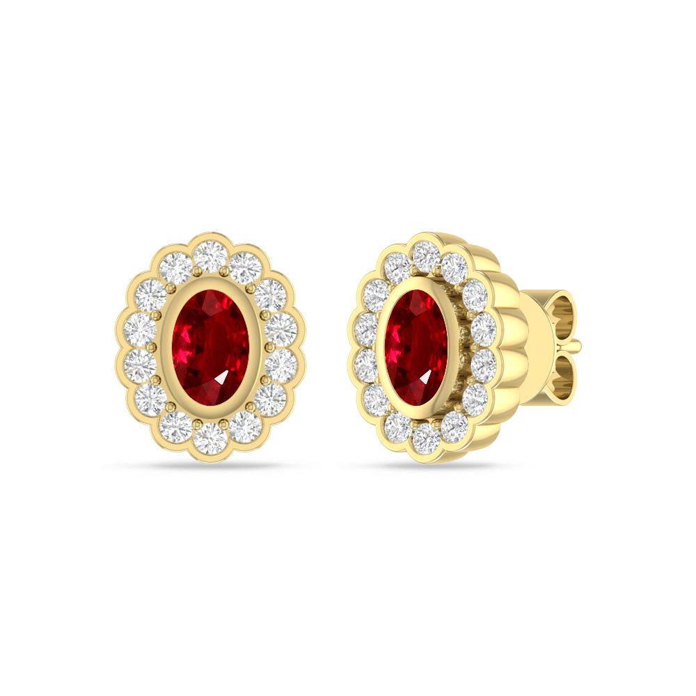 Yellow Gold - Ruby