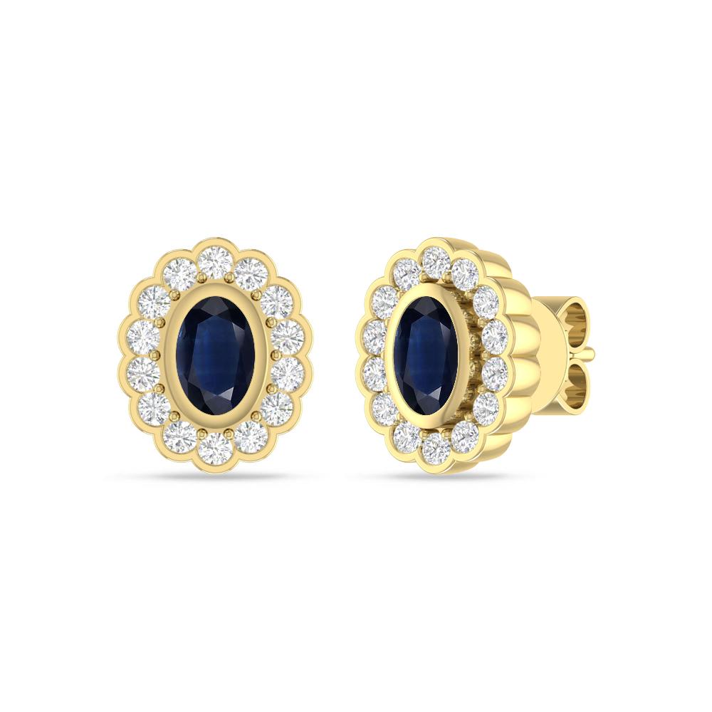 Yellow Gold - Sapphire