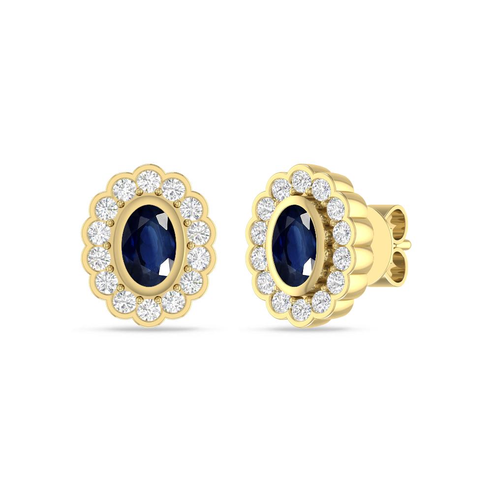 Yellow Gold - Sapphire
