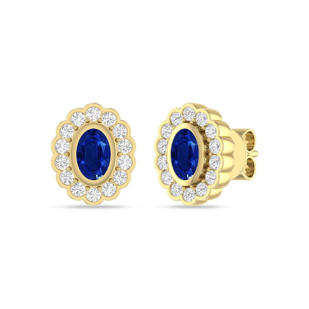 Yellow Gold - Sapphire