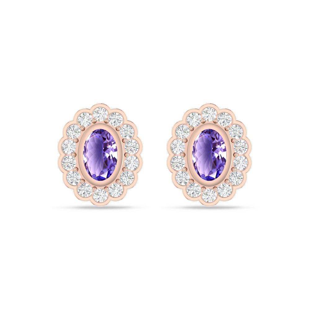 Rose Gold - Tanzanite