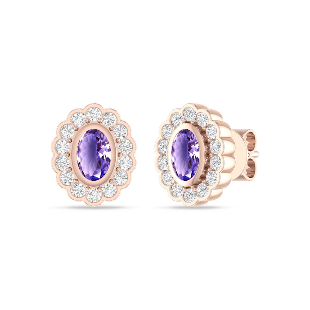 Rose Gold - Tanzanite