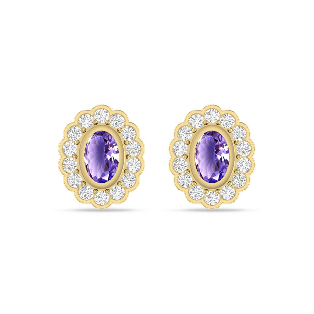 Yellow Gold - Tanzanite