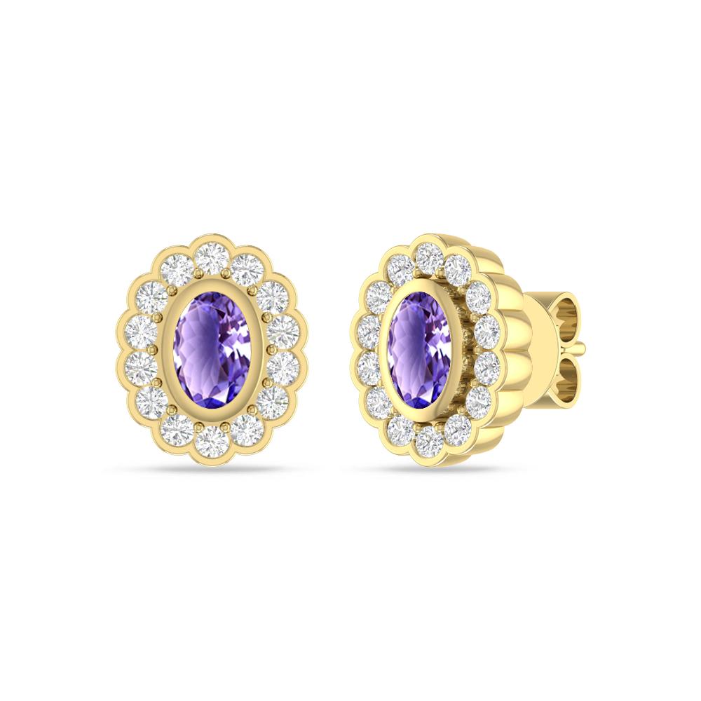 Yellow Gold - Tanzanite