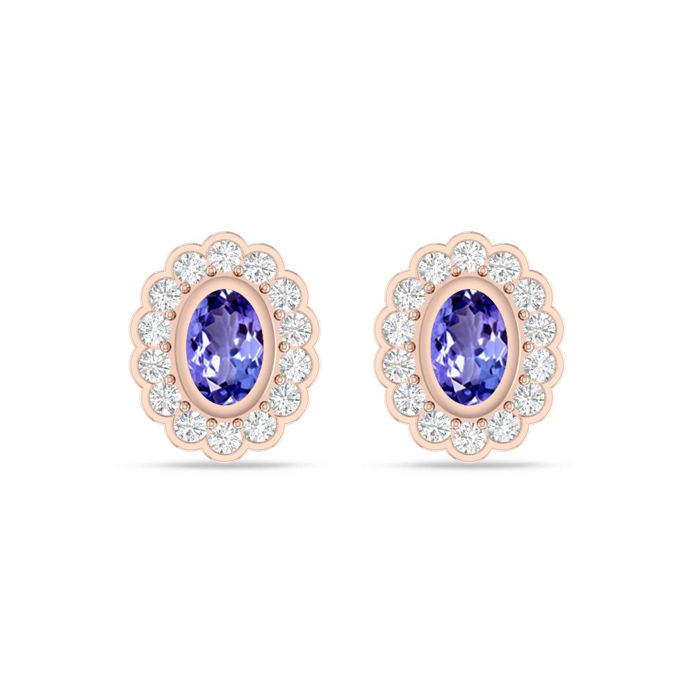 Rose Gold - Tanzanite