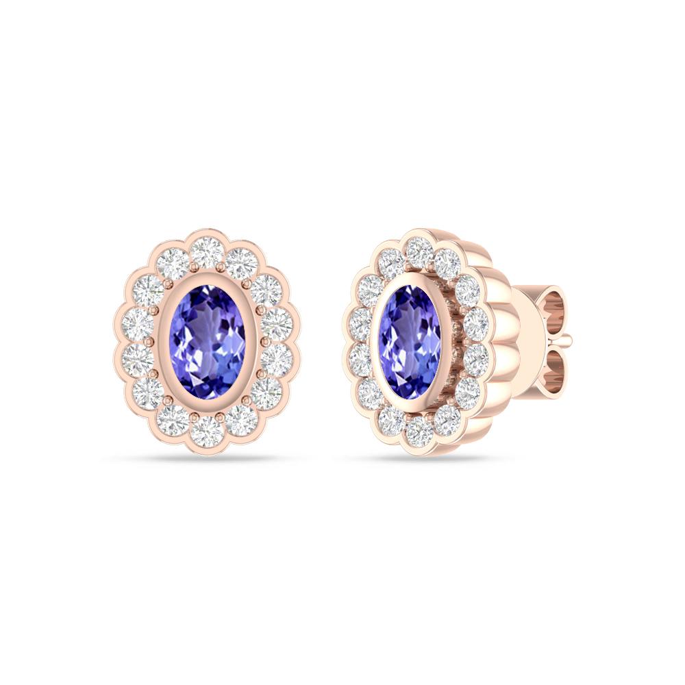 Rose Gold - Tanzanite