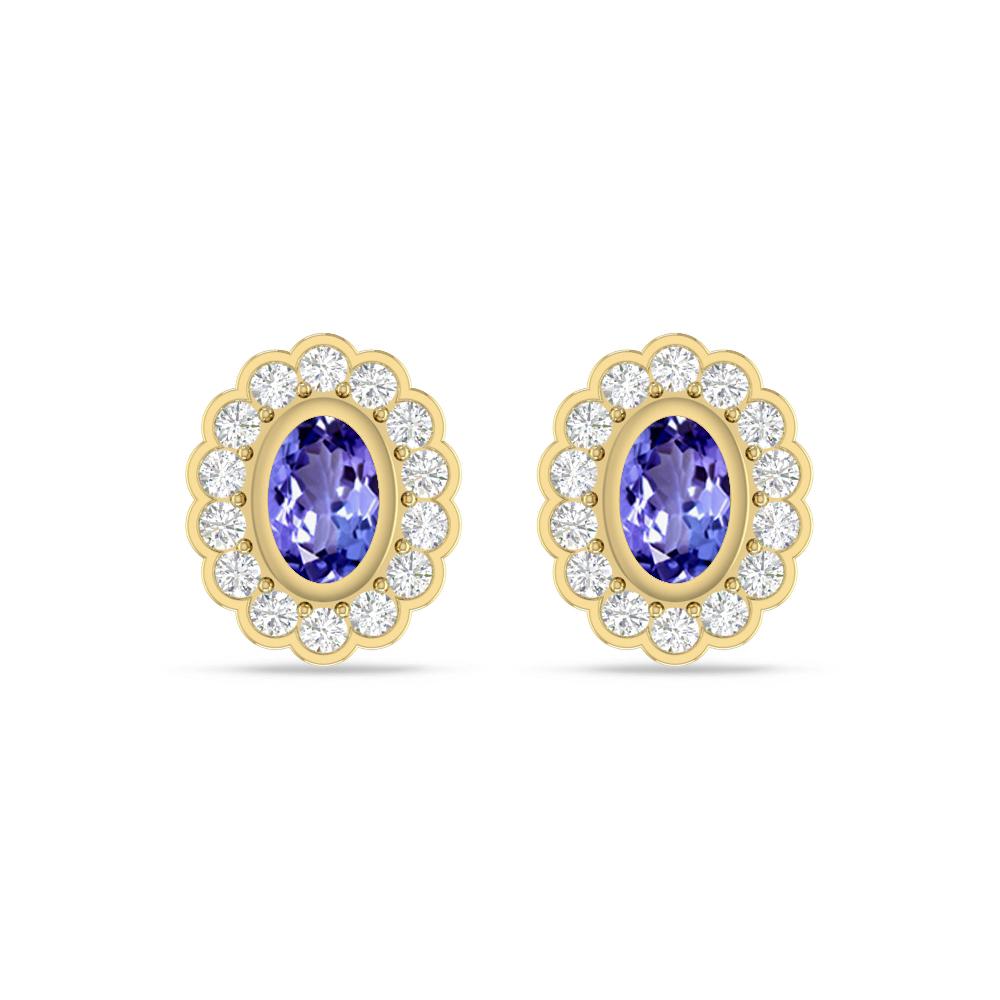 Yellow Gold - Tanzanite