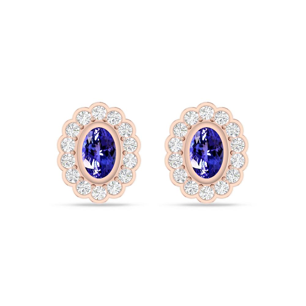 Rose Gold - Tanzanite