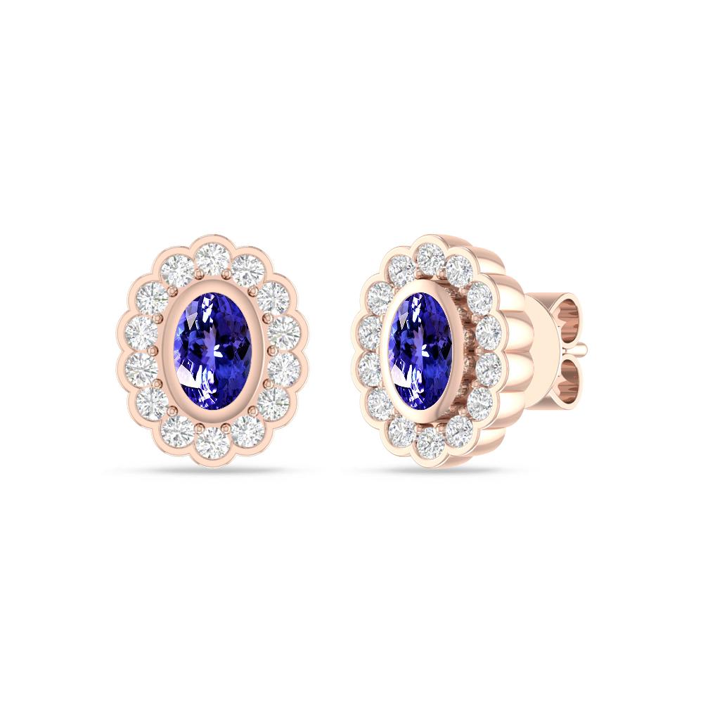 Rose Gold - Tanzanite