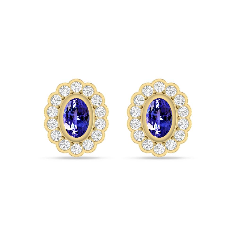 Yellow Gold - Tanzanite