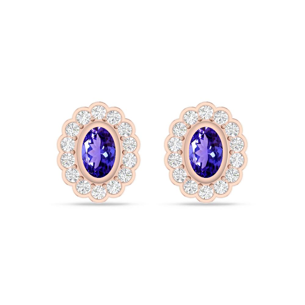 Rose Gold - Tanzanite