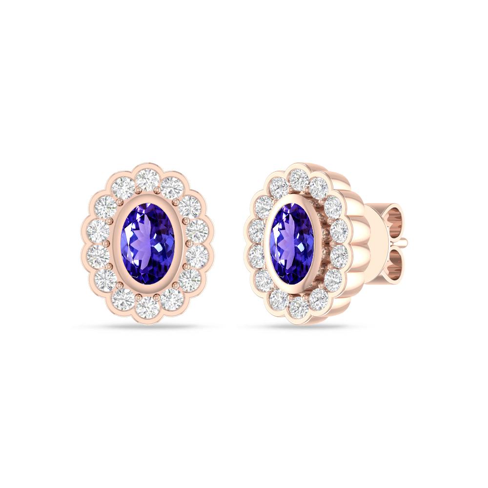 Rose Gold - Tanzanite