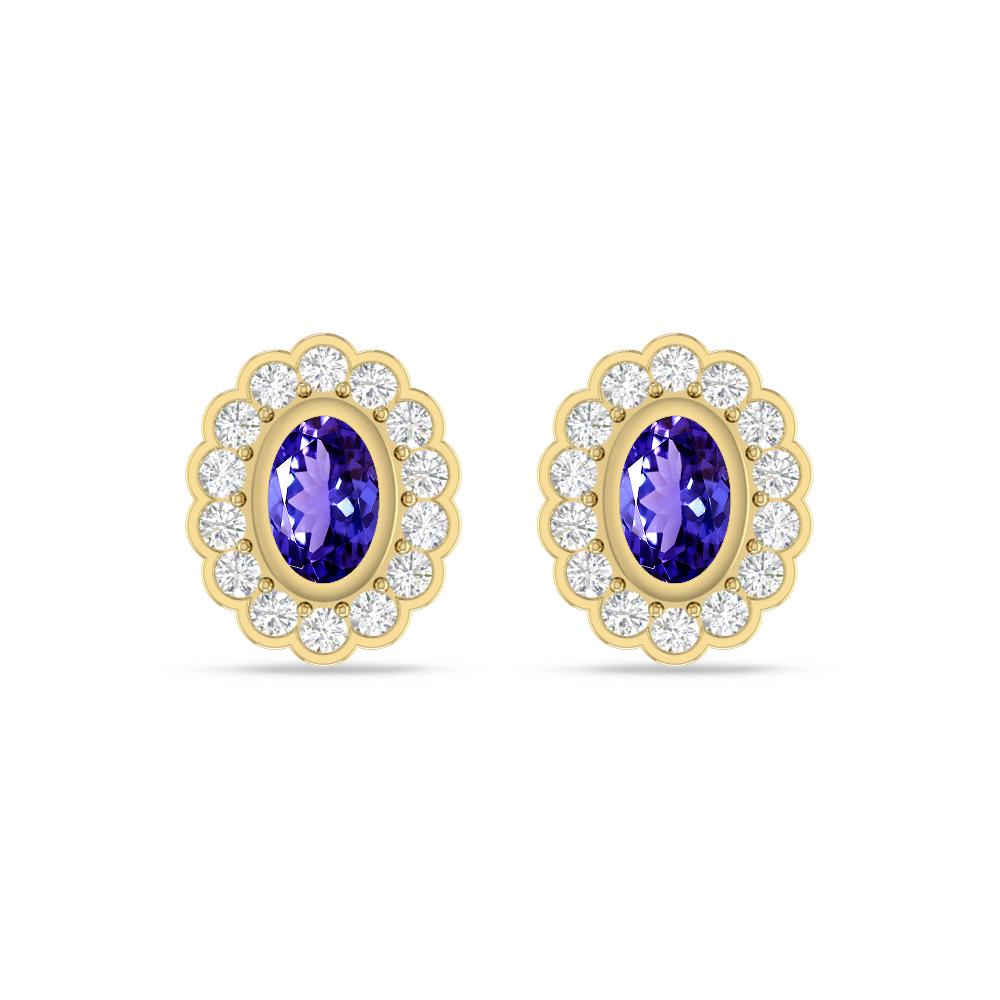 Yellow Gold - Tanzanite