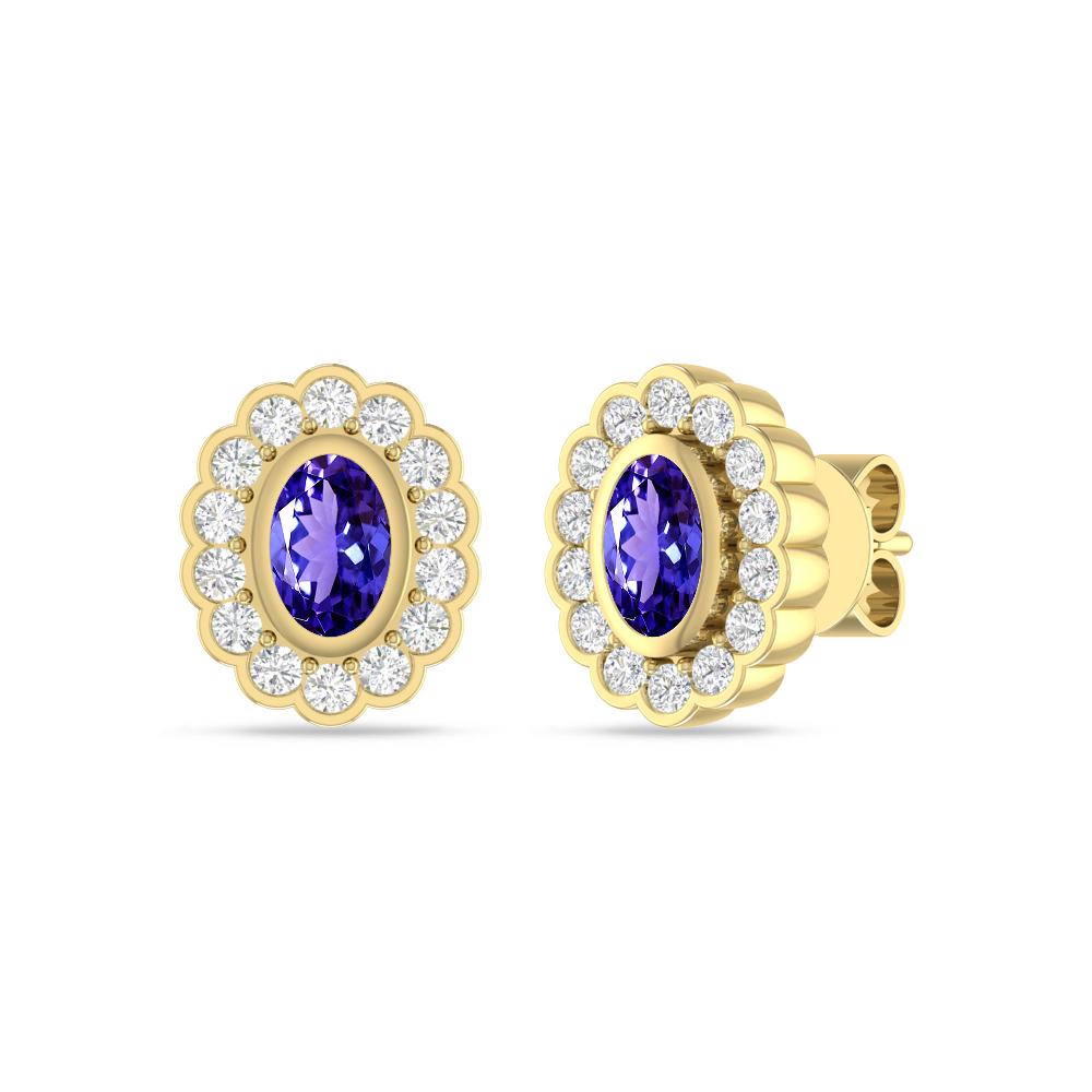Yellow Gold - Tanzanite