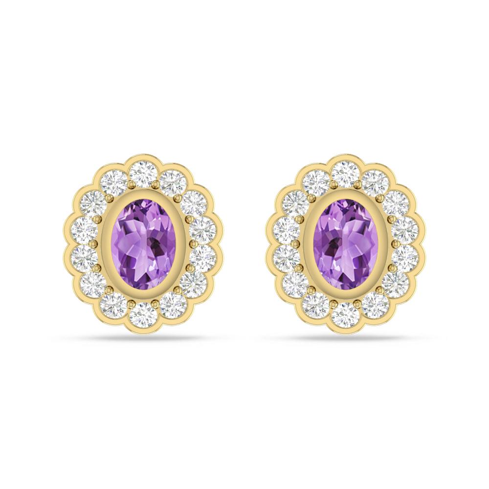 Yellow Gold - Amethyst