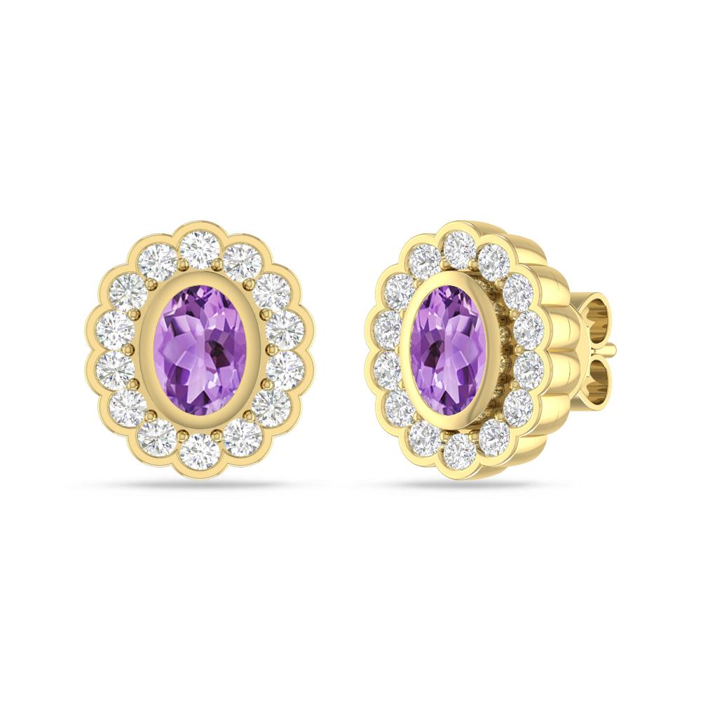 Yellow Gold - Amethyst