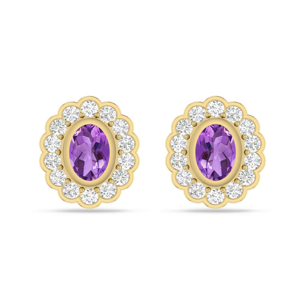 Yellow Gold - Amethyst