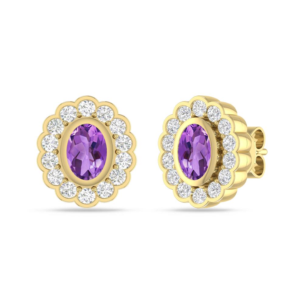 Yellow Gold - Amethyst