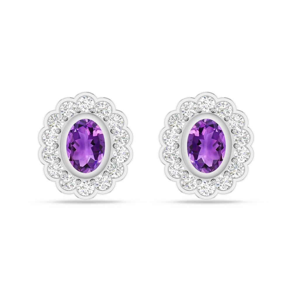 White Gold - Amethyst
