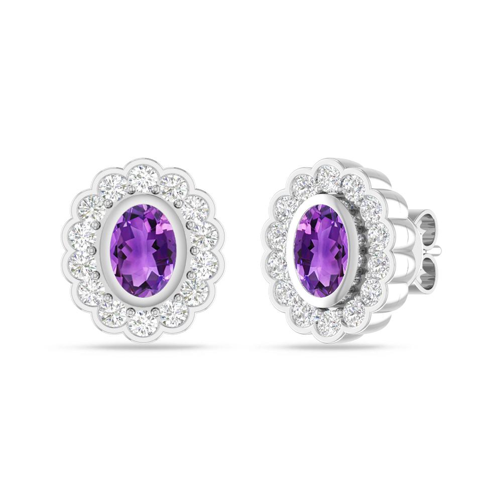 White Gold - Amethyst