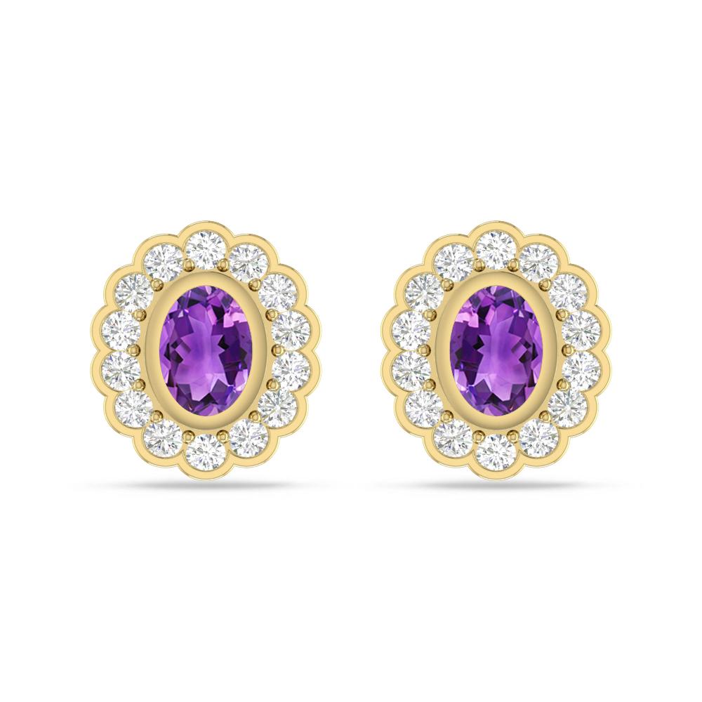 Yellow Gold - Amethyst